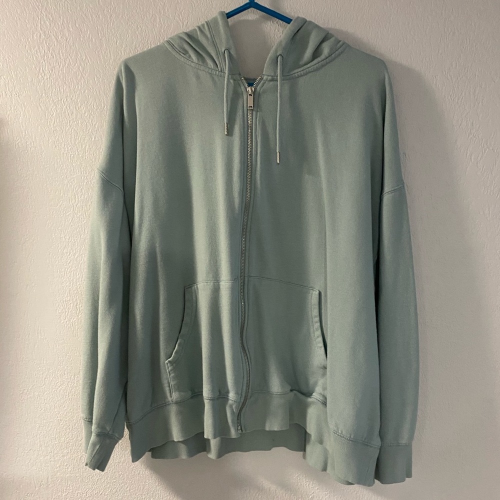 Lightweight full zip jacket with hood